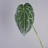 Hojas de Vela Flor de Cristal, Hojas de Taro Coloridas, Accesorios para Fotografía de Plantas Verdes, Flores Artificiales, Decoración del Hogar, Materiales de Flor Klein, Accesorios para Fotografía