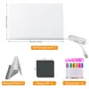 Placa Acrílica Pintável Transfronteiriça Placa de Pintura Luminária Noturna, Presente de Aniversário Perfeito, Ornamento Decorativo, Produto Novo, Alimentado por USB