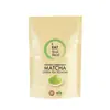 Bolsa sellada de empaque de alimentos autosoportable y autosellable de papel kraft bolsa de té bolsa de empaque para polvo de matcha polvo de cacao personalización