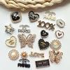 Novo Estilo Pequeno Estilo Perfumado Diamante Borboleta Amor Acessórios para o Cabelo Hairpin Hole Sapatos Bolsa Chapéu DIY Material Artesanal Jóias