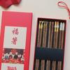 Nuevos Palillos de Madera de Sándalo Rojo y Madera de Ala de Pollo Estilo Chino Lingote Regalo para el Hogar Palillos Madera Maciza Una Persona Un Palillo Compra Grupal Al por Mayor