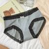 Celebridad de Internet Explosivo Seda de Hielo Sin Costuras Nueva Llegada Ropa Interior para Mujer Verano Delgada Transpirable Calzones de Cintura Media para Estudiantes Niñas