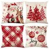 Funda de Cojín para Sofá con Temática Navideña Nueva Funda de Cojín Navideña Amazon Decoración Festiva Cojín de Dormitorio