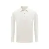 Camisa polo business casual com gola estilosa, disponível em designs unissex, macia e confortável, adequada para uniformes corporativos e de equipe, e pode ser personalizada com bordado ou estampa
