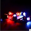 Bicicleta aleación de aluminio luz trasera rubí monocular luz de casco bicicleta de montaña ciclismo luz trasera de advertencia brillante venta al por mayor