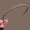 Diadema especial antideslizante con dientes para lavarse la cara, nuevo modelo de verano 2026 para mujer, diadema de alta gama para sujetar el cabello suelto, accesorio para el cabello