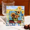Imanes para Refrigerador de Pinturas Famosas del Mundo Pintura al Óleo Creativa Van Gogh Noche Estrellada Amanecer Impresionismo Arte Nórdico Ins Decoración Magnética