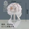 Venda Quente Flor Artificial Produtos de Casamento Casamento Noiva Madrinha Buquê Buquê de Rosas Artificiais Combinação de Cores Buquê de Casamento