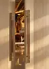 Xing Te Alça de Porta de Vidro Espessa de Aço Inoxidável Alça Dourada Auspiciosa Antiga