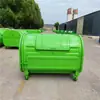 Directo de Fábrica exterior 3 metros cúbicos acero inoxidable bote de basura metálico galvanizado clasificación caja de frutas bote de basura sanitario Venta al por mayor