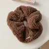 Goma de Pelo de Felpa Otoño e Invierno Estilo Coreano Oversize Dulce Cuerda para Moño Simple Pin para Flequillo Bb