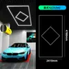 Luzes LED de Favo de Mel para Uso Transfronteiriço em Academias, Barbearias, Estações de Trabalho, Luzes Modulares Hexagonais, Luzes à Prova d'Água para Lavagem de Carros e Garagens no Atacado