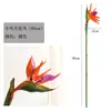Preço de Fábrica para Flor de Ave-do-Paraíso Artificial Realista, Haste Única, Flores Artificiais e Acessórios de Plantas Verdes, Flor Falsa Decorativa, Dropshipping Disponível