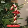 Novos enfeites de árvore de Natal, pingentes de decoração de Natal, decorações de festa, decoração de cena de homem de gengibre de alta qualidade galvanizado