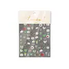 Adesivos Tomoni finos e resistentes para nail art, populares, simples, adesivos de desenho animado para crianças, adesivos de joias de urso morango, nail art