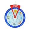Nuevos materiales didácticos de fieltro para educación temprana infantil, dial del tiempo, juguete DIY para jardín de infantes, barómetro al por mayor