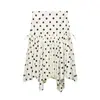 Para Comércio Exterior Transfronteiriço Europeu e Americano Roupas Femininas Aliexpress Mais Vendidas Conjunto de Saia Irregular com Camisola de Bolinhas de Verão