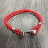 Pulsera Retro de Plata Tailandesa Xiangyun Auspiciosa Ruyi para Pareja para Hombres y Mujeres, un Par de Tobilleras Rojas Tejidas a Mano, Adornos Creativos para la Mano