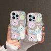 Briquetes coloridos para capa de celular Apple 16promax iphone15plus Mirror Cream 14/13 resistente a quedas