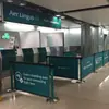 Barra de un metro de acero inoxidable poste valla publicitaria cordón cinta de aislamiento poste barandilla de fila pantalla cinta retráctil