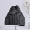 Gorro de Punto Estilo K para Niños Primavera y Otoño Color Caramelo Bebé Niños Niño Niña Lana de Bebé Tendencia Otoño e Invierno