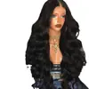 Peruca Front Lace Ondulada Média Grande Cabelo Cacheado Headgear Moda Europeia e Americana Front Lace Quente