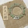 Nuevo Pulsera de Impresión de Paz y Alegría Estilo Chino Nicho Entrada Lujo Pulsera Antigua de Hoja de Bambú Nuevo Estilo Pulsera para Novia Estudiante