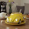 Taza Popular Transfronteriza V8V6 Resina Acero Inoxidable Taza de Agua Tiburón Blanco Decoración Adorno Venta al por Mayor Directa del Fabricante