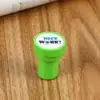 Maestros recompensa enseñanza fomenta sello inglés caricatura niños plástico PVC juguete sello papelería coreana