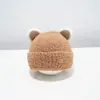 Estilo Otoño e Invierno Gorro con Protección para Orejas de Bebé Recién Nacido Algodón Puro Lindo Cálido Tejido de Felpa para Bebé Unisex Gorro Infantil