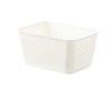 Cesta de Almacenamiento Redonda Simple para Escritorio, Cesta de Almacenamiento para Ducha de Baño, Cesta Multifuncional para Almacenamiento de Frutas y Verduras de Cocina