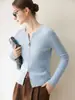 Cárdigan 100% Cachemir para Mujer, Cuello Redondo, Canalé, Doble Cremallera, Adelgazante, Manga Larga, Top de Estilo Suave