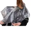 Bata Desechable para Teñir el Cabello y Tratamientos con Aceite, Uso Profesional en Salón, Bata de Plástico para Peluquería Sin Lavado para Permanentes y Cortes
