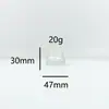 En stock botella de vidrio para crema esmerilada de 50g botella de vidrio botella de vidrio para crema esmerilada de 30g botella para cosméticos botella para cuidado de la piel