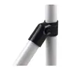 Conector de encaixe galvanizado de aço redondo 46 pontos 1 polegada, 20/25/28/32mm, duas vias, três vias, acessórios de encaixe sem solda