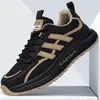 Zapatos de Padre de Suela Blanda de Moda para Hombre, Nuevo Modelo de Primavera con Malla Transpirable, Zapatos Deportivos Ligeros, Versátiles para el Uso Diario, Zapatos Casuales para Estudiantes