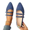 Sapatilhas Mary Jane Baixas Femininas para Primavera e Outono, Estilo Brisa Leve de Fada, Retrô Francês, Tamanho Grande, Novo Estilo Ballet