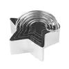 Moldes para Galletas de Acero Inoxidable Más Vendidos Cesta Colgante Anillo de Mousse Doble Mango Cortador de Galletas Moldes para Hornear Pasteles