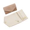 Fu Chen PU portátil multifuncional joyería rollo pequeño aretes anillo aretes collar pulsera bolsa de almacenamiento logo imprimible
