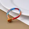 Acessórios de Joias Artesanais, Pingente de Anel de Puxar Nó de Diamante Colorido, Cordão para Chave de Carro, Acessórios de Joias DIY