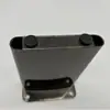Pés de Suporte para Móveis Tubo Plano de Aço Inoxidável Cor Preto Fosco Vários Tamanhos