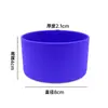 Copo de Água Capa Antiderrapante Capa Inferior de Borracha Copo de Vidro Isolamento Capa de Silicone Transfronteiriça 7,5cm9cm Capa de Copo de Silicone Universal