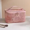 Bolsa de Cosméticos de Lujo Ligero 2025 de Gama Alta con Encaje, Bolsa Portátil para Almacenamiento de Cosméticos, Neceser Portátil