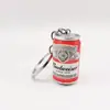 Lindo y Creativo Mini Llavero de Botella de Cerveza y Cola Colgante para Bolso Café enlatado Artesanía Regalo Joyería Personalizada