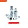 Conector rápido de inserção rápida atacado compressor de ar conector pneumático de grande vazão conector de mangueira de ar de pistola de ar grande ferro galvanizado