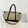 Bolsa de Lona Casual de Gran Capacidad para Mujer 2026 Nueva Ligera Versátil para Viajes Diarios Hombro Cruzado Bolso Tote de Moda