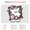 Line Puppy Wall Sticker Big Girl Princess Kidsren's Area Room Layout Bedroom Bedside Decoration Cartoon
