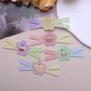 Estilo Ins Coreano Nuevo Dos Colores Estampado X Parche Acrílico DIY Pinza Lateral Imán de Refrigerador Agujero para Funda de Teléfono Zapatos