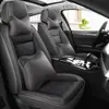 Almofadas de assento de carro personalizadas, adequadas para todas as estações, almofadas de assento de couro Nappa para cinco lugares, cobertura total, assentos dianteiros individuais ou duplos