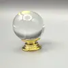 Manija Minimalista de Bola de Cristal para Cajón, Armario, Puerta de Gabinete, Manija Pequeña para Muebles de Agujero Único con Base de Aleación de Aluminio, Transfronterizo